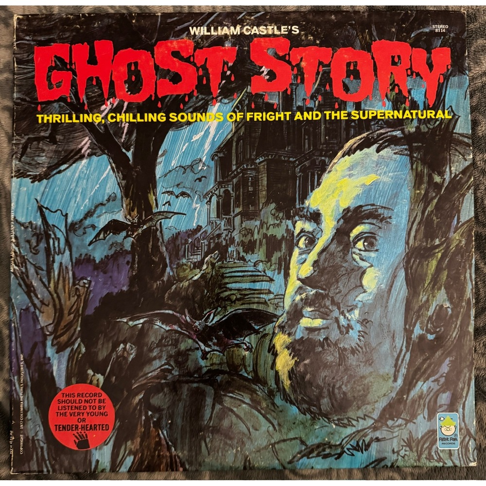 William Castle Ghost Story Vinyl LP 1972 Peter Pan Records 8114 Horror Sounds
